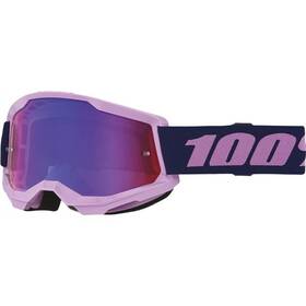 100 Percent 50028-10025 Strata 2 Goggles Purple/red Blue Mirror