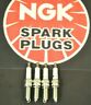 18855-10070 Lzkr7b-10e Ngk Lot Of Spark Plugs Plug Kia