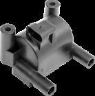 2102-0278 Drag Specialties Black Replacement Ignition Coil For Harley Touring Models