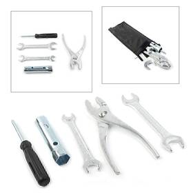 22shopde 550739227563 Motorcycle Spark Plug Spanner Wrench Plier Socket Tool Kit With Storage Pocket