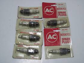 Ac Mc42f Nos 6 Spark Plugs For Motorcycle Indian Chief Scout 741 Vespa