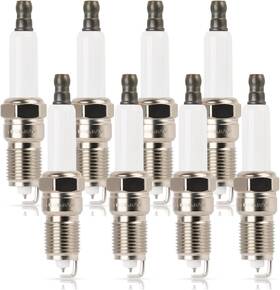 Oe19299585 Auhui 41962-1 Set Of 8 Iridium Spark Plugs 41 962 For 41-962 White Silver
