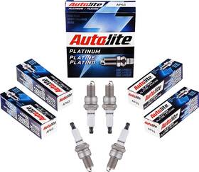 Ap605 Autolite 009100251770 Platinum Automotive Replacement Spark Plugs 4 Pack