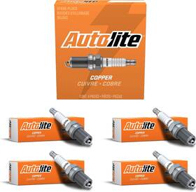 Autolite Iridium Ultra 009100003836 295 Copper Non-resistor Automotive Replacement Spark Plugs 4 Pack