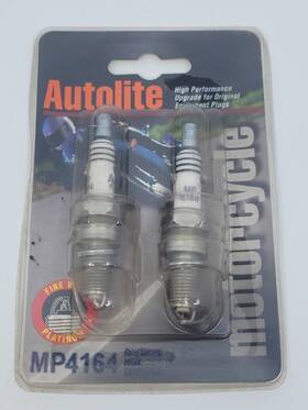 Mp4164 Autolite New Motorcycle Spark Plug 2 Pack Replaces Ngk Dp R7ea
