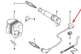 12127679398 Bmw Spark-plug Shaft Ignition Coil