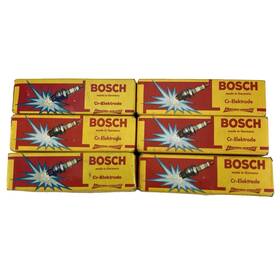 W145t1.1 Bosch Lot Of 6x Vintage Spark Plugs For Vw Beetle Bus Mercedes Pontoon