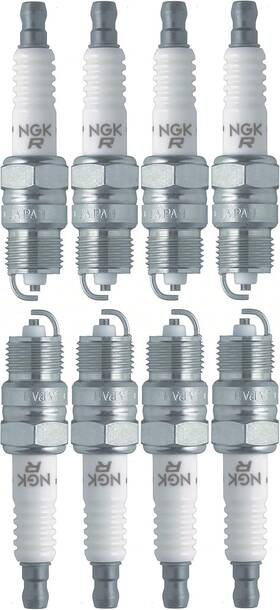 6630 Branded 196484634777 Ngk V-power Set Of 8 Spark Plugs Nickel For Buick Ford Pontiac Gmc