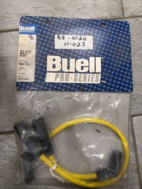 33012-01y Buell Spark Plug Wire Kit Yellow X1 S3 S3t New Old Stock