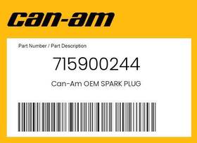 715900244 Can-am Genuine Spark Plug - 715900244 Can-am Genuine Spark Plug -