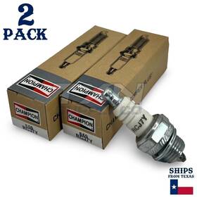Champion 094701089273 2 Pack Of Genuine Oem Spark Plugs - Rcj7y-2pk