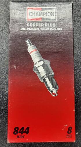 Champion 733469792666 844 Copper Plus Spark Plug H10c - 8 Pack Nos