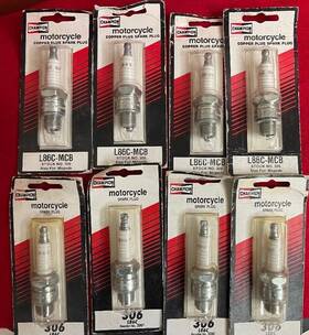 L86c Champion L86c/306 Lot-8 Motorcycle Spark Plugs New Old Stock L86c Champion L86c/306 Lot-8 Motorcycle Spark Plugs New Old Stock