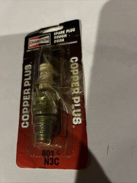 N3c-801 Champion Spark Plug N3c 801 Vintage Motorcycle Racing New Old Stock-open Pack
