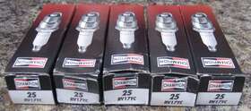 Rv17yc Champion 5 Copper Spark Plugs Nos New In Box 25 Usa