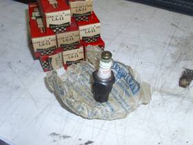 La-11 Champion Spark Plug Vintage Ancient Racing For Harley-davidson Kr #