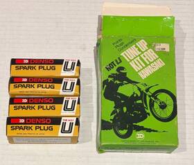 W24es-u Denso Lot Of 4 Nos New Nippon Kawasaki Spark Plugs The Hot U Japan Look