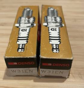 Denso W31en Vintage Nippon Nd U-groove U Groove Spark Plug Nib Nos C4