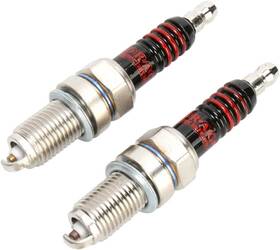 91beq8skbp Drag Specialties Spark Plug Set Pair For Harley Street Rod 06-07