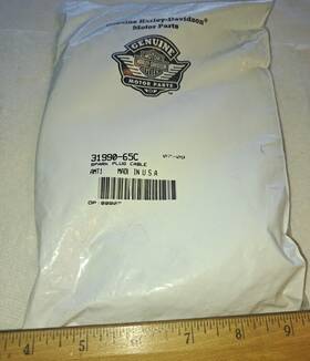 Harley-davidson #31990-65c Genuine Nos Harley-davidson Spark Plug Cable 1954-1970 Kh Xl Xlh