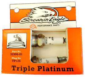 Harley-davidson 327996-01 Tp12s Vintage Harley-davidson Motorcycle Spark Plugs Screamin Eagle 32996-01 New Nos