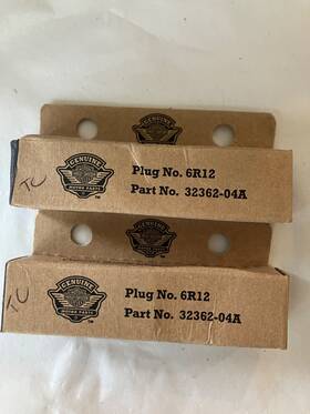 42362-04a Harley-davidson Oem Spark Plugs No. 6r12 X2 New