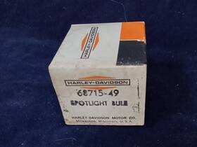 68715-49 Harley-davidson Vintage Motorcycle Spotlight Bulb Nos