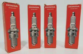 98079-58846 Honda Ngk Spark Plug Br8es Original X 4 Nos Genuine Parts Motorcycle Oem