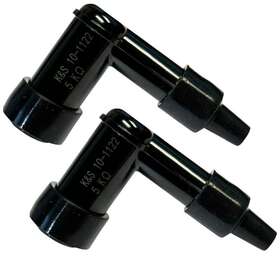 10-1122 K&s 10-1122. 2 Spark Plug Boot Cap Cover Resistor Lb05f 90 Degree Atv Motorcycle Snow