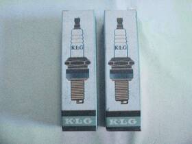 Klg Fe-100 Lot Of 2 Vintage Nip Nos Fe 100 Spark Plugs