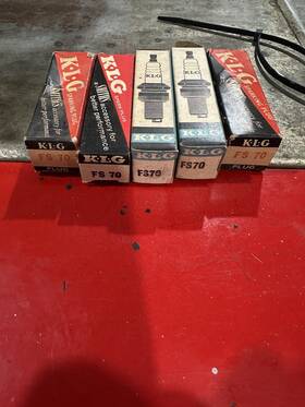 Fs70 Klg Nos Spark Plug - A Smiths Accessory Motorcycle Triumph Bsa Norton 4