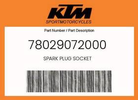 78029072000 Ktm Genuine Spark Plug Socket -