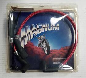 2104-0024 Magnum Harley Softail Red Braided Spark Plug Wires