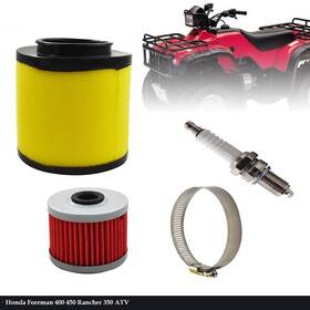 Fs-900 Munirater New Air Filter Oil And Spark Plug For Honda Foreman 400 450 Rancher 350 Atv
