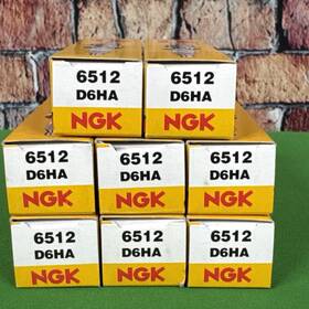 D6ha Ngk 087295165126 Lot Of 8 6512 Standard Spark Plug Brand New