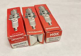 Bpr4hsa Ngk Set Of 3 Vintage Honda Spark Plugs