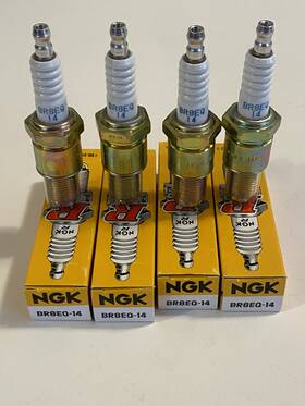 Br8eq-14 Ngk New Multi Ground Spark Plugs 2329 Qty. 4 Fits 1981-1985 Rx7