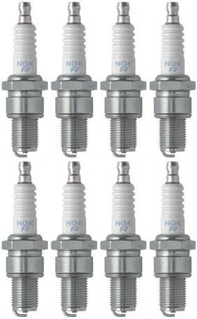 2str8 Ngk Br8es Set Of 8 Standard Spark Plugs For Yamaha Rz350 1985-1983 Engine 346cc