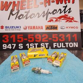 Br8hv Ngk Qty 4 Spark Plugs Yamaha Mastercraft Mercury Mariner Suzuki Aprilia