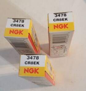 Cr8ek-3478 Ngk Three Cr8ek 3478 Spark Plugs Ktm Vor And Some Suzuki Triumph Motorcycles