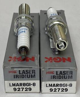 Lmar8gi-8 Ngk 2-ngk Laser Iridium Premium Spark Plugs 92729 For 2021 Yamaha / #s692