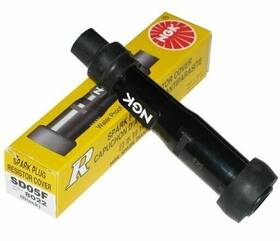 Ngk-sd05f-b Ngk Spark Plug Cap Sd05f Black 8022 Threaded Terminal Replaces Fire Power