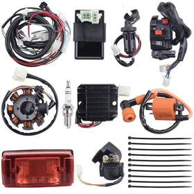 Otohans Automotive 616430430357 Complete Electrics Wiring Harness Stator Coil Cdi Solenoid Relay Spark Plug T