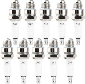 Qazaky 763684403078 10pcs Spark Plug Z4c For 49cc 50cc 66cc 70cc 80cc 2-stroke Engine Motorized