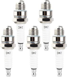 Z9040-puk-mfn Qazaky 5pcs Spark Plug Z4c For 49cc 50cc 66cc 70cc 80cc 2-stroke Engine Motorized