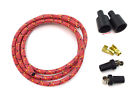 000344-1 Red Lowbrow Spark Set Style Wire Customs Vintage Plug Cloth