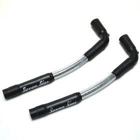 12mm-ghost-relo-silver Seven Sins Choppers Sportster 48 72 883 Harley Super Silver Flake 12mm Ignition Wire Spark Relo