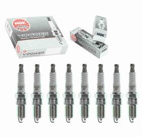 4024140451 Sixity Auto 8 Pc Ngk V-power Spark Plugs Compatible With Ford Crown Victoria 4.6l V8