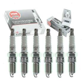 4024149720 Sixity Auto 6 Pc Ngk V-power Spark Plugs Compatible With Ford F-150 4.2l V6 1997-2008