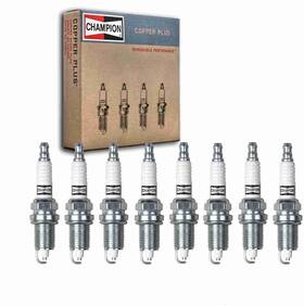 4114081534 Sixity Auto 8 Pc Champion Copper Plus Spark Plugs Compatible With Dodge Ram 1500 5.2l